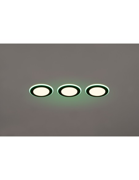Éclairage encastré Led 4W, 350lm, 3000K, Noir mat - Trio - ARGUS