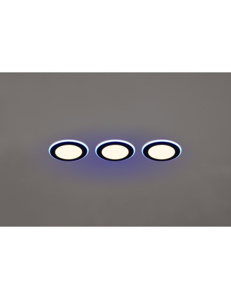 Éclairage encastré Led 4W, 350lm, 3000K, Noir mat - Trio - ARGUS
