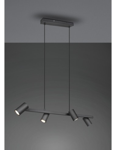 Trio Marley - luminaire rectangulaire de 80 cm idéal pour salle à manger ou îlot