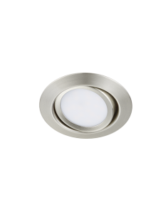 Spot Led encastré – Rond, Orientable 5W, Nickel mat – Trio - Rila