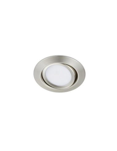 Spot Led encastré – Rond, Orientable 5W, Nickel mat – Trio intérieur | Trio