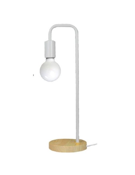 Lampe de table design bois et métal - Girard-Sudron Leluminaireled.com