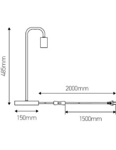 Lampe de table design bois et métal - Girard-Sudron Leluminaireled.com 2