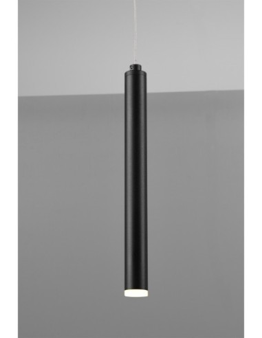 Suspension LED, 11x2,8W, 350lm, noir mat – TRIO - Tubular