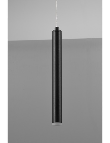 Suspension LED, 11x2,8W, 350lm, noir mat – TRIO - Tubular