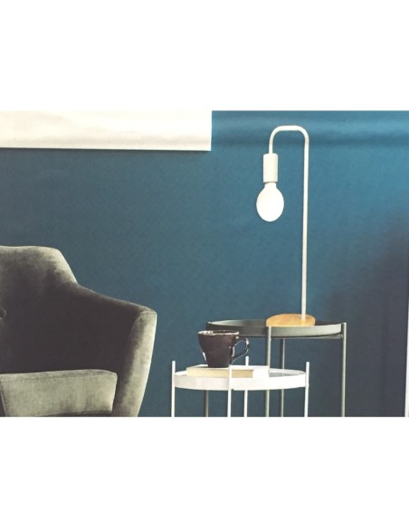 Lampe de table design bois et métal - Girard-Sudron Leluminaireled.com