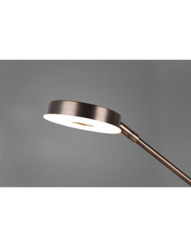 Lampadaire Led 32W 3700lm Laiton Fumé - Trio - Barrie