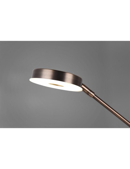 Lampadaire Led 32W 3700lm Laiton Fumé - Trio - Barrie