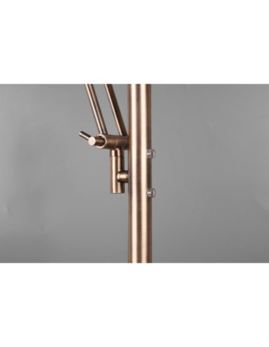 Lampadaire Led 32W 3700lm Laiton Fumé - Trio - Barrie