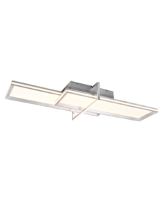 Plafonnier Led 22W 2600lm 3000K Aluminium - Trio - Charleston