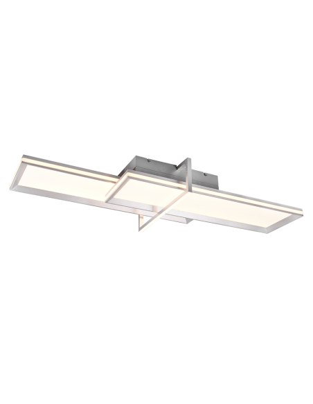 Plafonnier Led 22W 2600lm 3000K Aluminium - Trio - Charleston