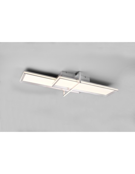 Plafonnier Led 22W 2600lm 3000K Aluminium - Trio - Charleston