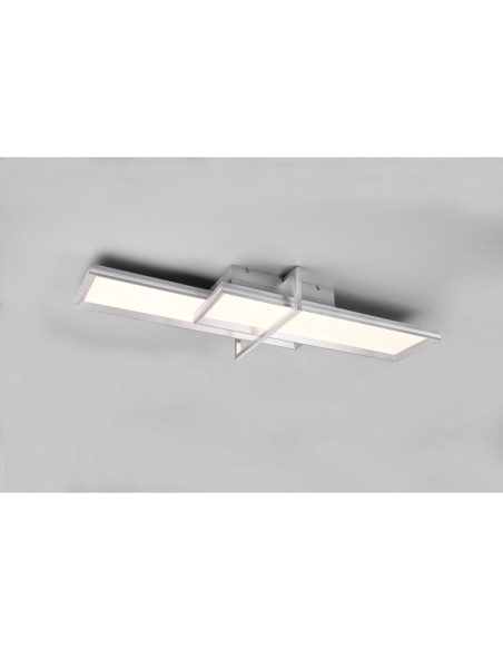 Plafonnier Led 22W 2600lm 3000K Aluminium - Trio - Charleston