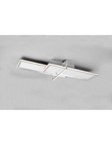 Plafonnier Led 22W 2600lm 3000K Aluminium - Trio - Charleston