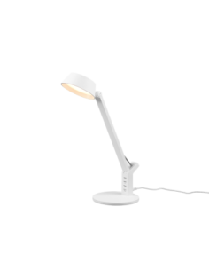 Trio Ava - lampe de table LED blanche avec variateur tactile et port USB intégré