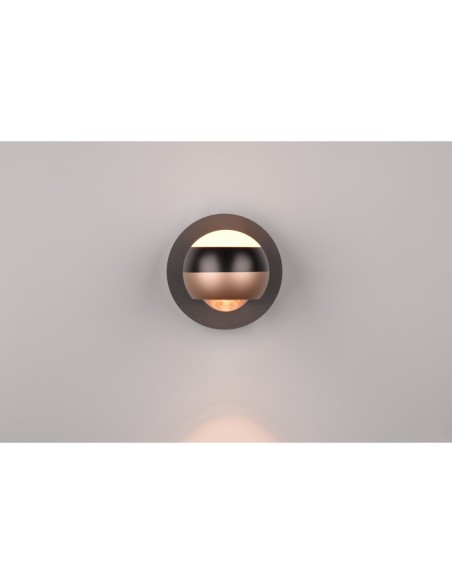 Applique orbit noir mat et café Trio cct