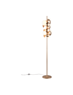 Lampadaire Led doré 7 lampes culot G9 - Trio Select - Bubble