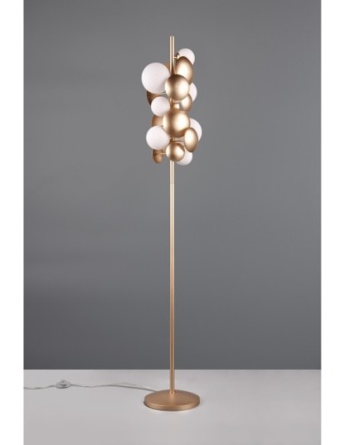 Lampadaire Led doré 7 lampes culot G9 intérieur | TRIO Select