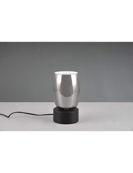 Lampe de table Barret noir mat Trio select E14