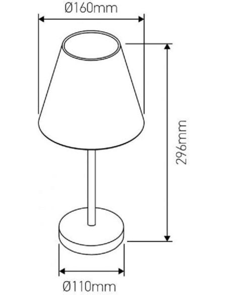 Lampe de table imitation bois et lin écru pied rond - Girard-Sudron Leluminaireled.com
