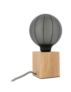 Ampoule décorative Led dimmable forme globe  E27  motifs géométriques noire - Girard-Sudron Leluminaireled.com