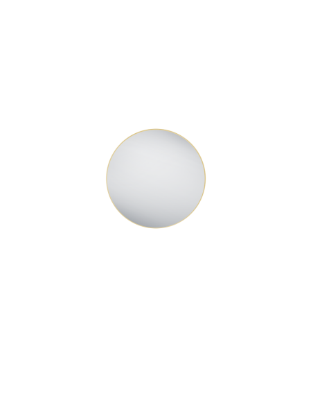 Britney - Miroir rond or diam 80 cm - Mirrors and More