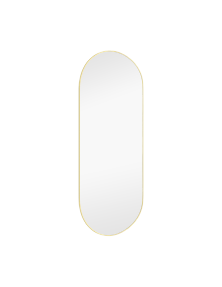 Miroir ovale doré 30 x 70 cm - Mirrors and More - Joséphine