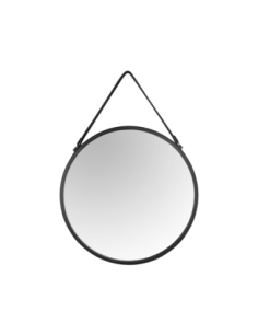 Miroir rond noir  diam 55 cm - Mirrors and More - Cornelia