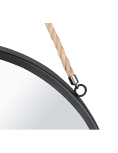 Miroir rond noir diam 40 cm - Mirrors and More - Taira 2