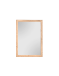 Miroir encadré chêne chair 48x68cm - Mirrors and More - Kim