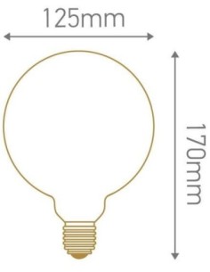 Ampoule led opaline E27 G125 - Girard-Sudron Leluminaireled.com 2