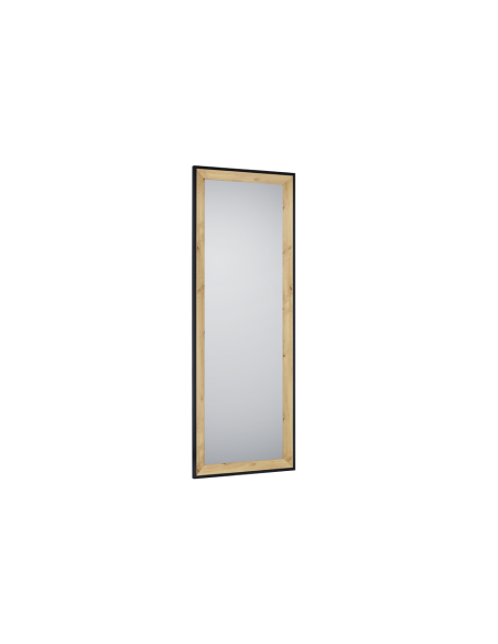 Miroir encadré chêne chair 150x50cm - Mirrors and More - Branda