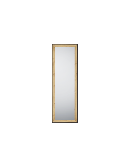Branda - Miroir encadré chêne chair 150x50cm - Mirrors and More -