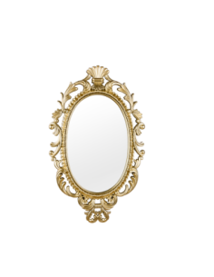 Miroir baroque doré 44,5x73cm - Mirrors and More - Trixi
