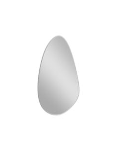 Miroir asymétrique blanc 40x60cm  - Mirrors and More - Isabella