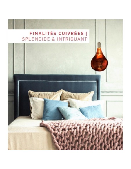 Ampoule géante  à filament cuivrée forme ampoule - Girard-Sudron Leluminaireled.com