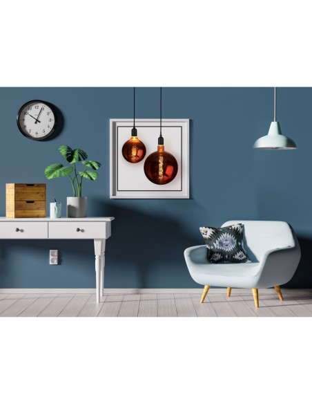 Ampoule géante  à filament cuivrée forme globe - Girard-Sudron Leluminaireled.com