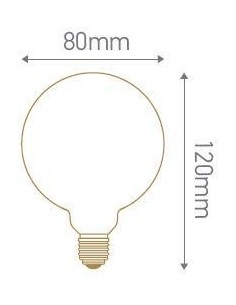 Ampoule globe opaline E27 G80 Girard-Sudron Leluminaireled.com 2