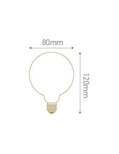 Ampoule globe opaline E27 G80 Girard-Sudron Leluminaireled.com