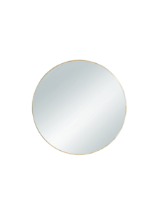 Miroir rond doré diam 50 cm - Mirrors and More - Mila