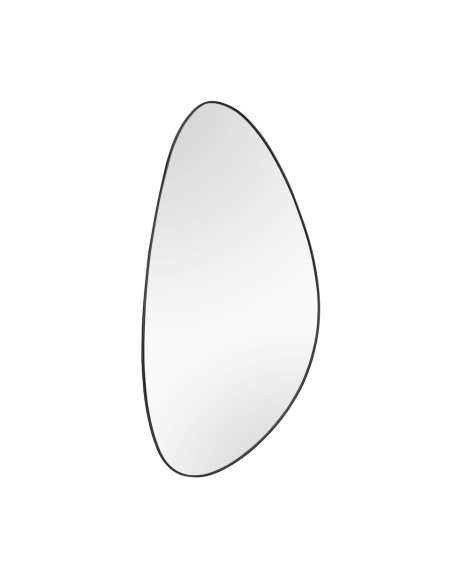 Miroir asymétrique noir 40x60cm  - Mirrors and More - Idona
