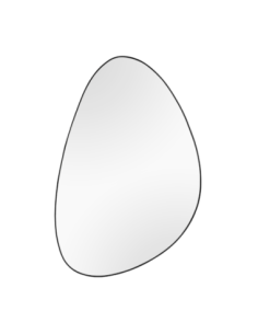 Miroir asymétrique noir 40x60cm  - Mirrors and More - Idona 2