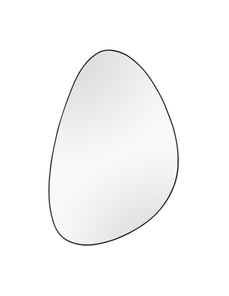 Idona - Miroir asymétrique noir 40x60cm  - Mirrors and More