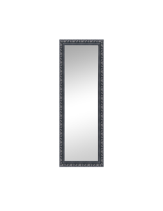 Miroir encadré noir-argent 50x150cm - Mirrors and More -Tanja