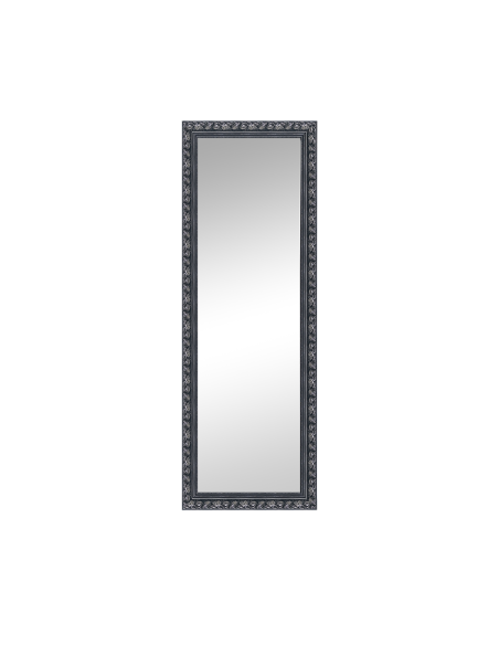 Miroir encadré noir-argent 50x150cm - Mirrors and More -Tanja