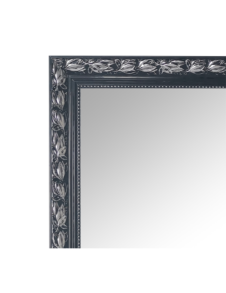 Tanja - Miroir encadré noir-argent 50x150cm - Mirrors and More