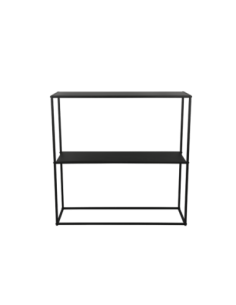Console métal noir  80x80x27cm - Mirrors and More -  Alexis