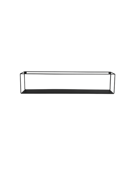 Tinka de Mirrors and More - étagère décorative en métal noir - vendue par lot de 2