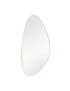 Miroir asymétrique doré 40x60cm  - Mirrors and More - Idona