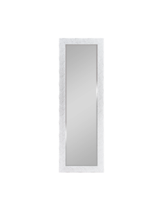 Miroir encadré blanc et chrome 50x150cm - Mirrors and More - Vicky 2